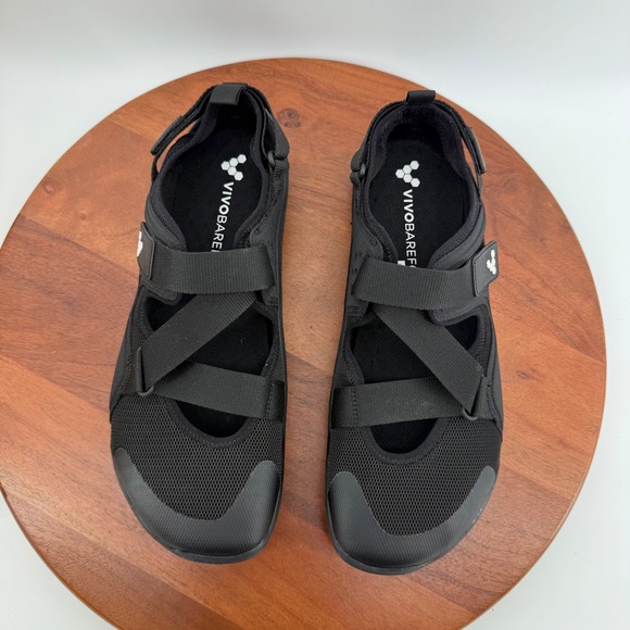 Vivobarefoot Tracker Sandal Mens Obsidian Black Minimalist Hiking EU 46/US 12.5 main image 4